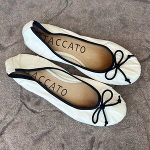Staccato Leather Ballet Flats